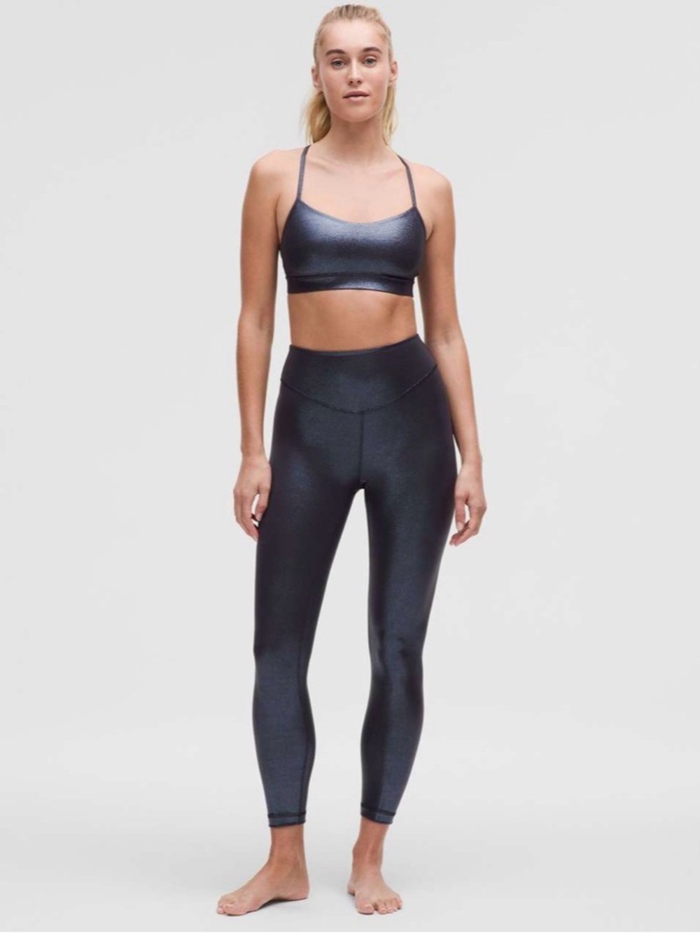 NWT Lululemon Wunder Under Smooth Cover Tight foil 25”